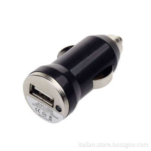 Mini car charger for iPhone, 5V-1A, OEM